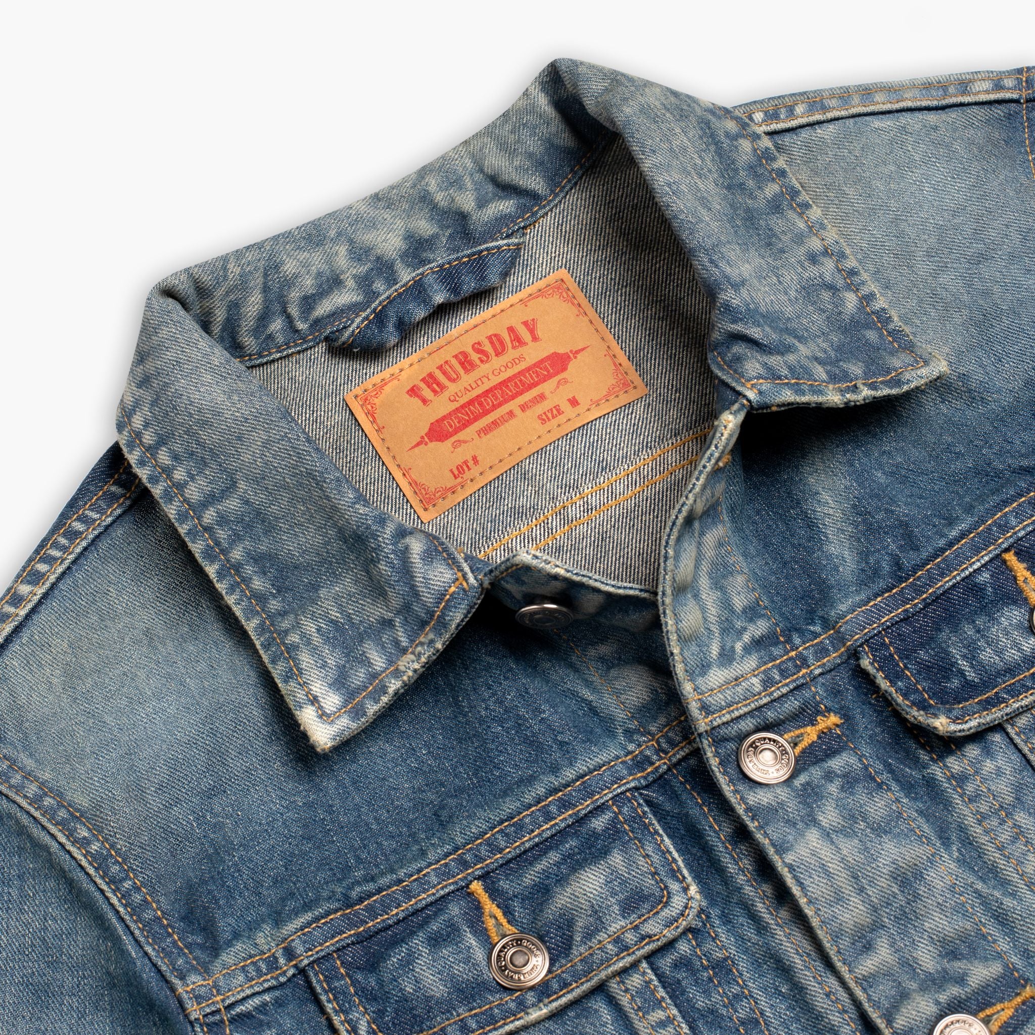 Denim Trucker Jacket | Medium Wash - Image 7