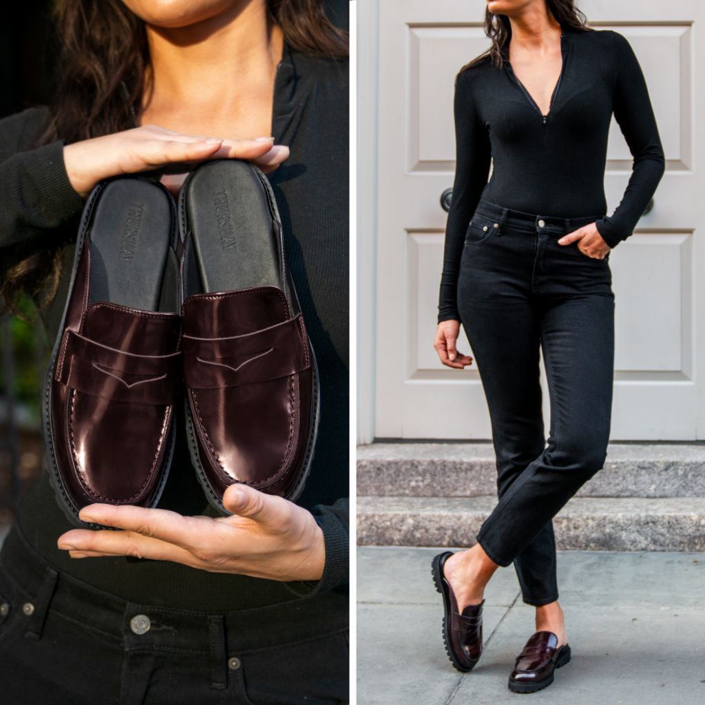 Penny Mule | Burgundy - Image 8