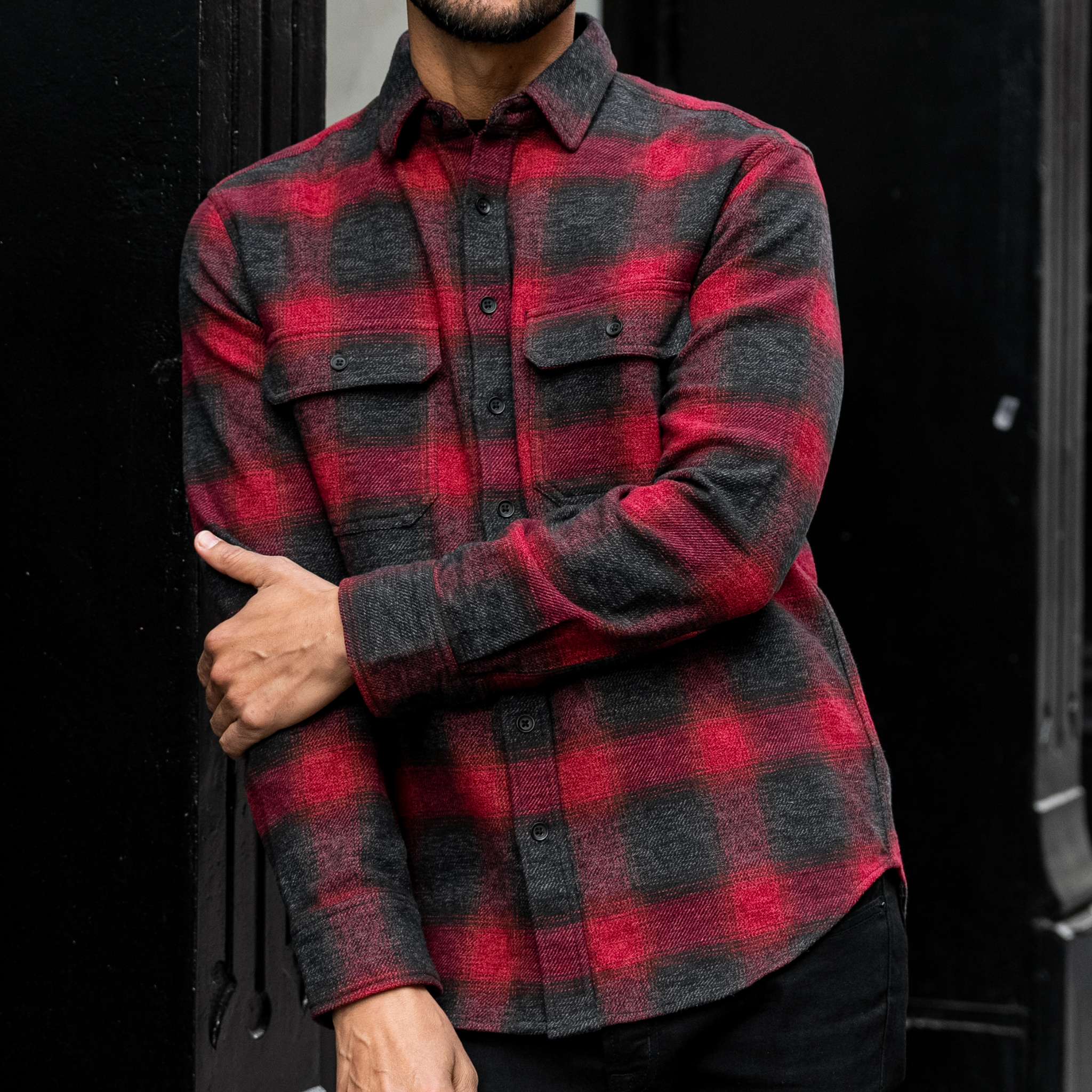 Summit Flannel Shirt | Red - Image 6